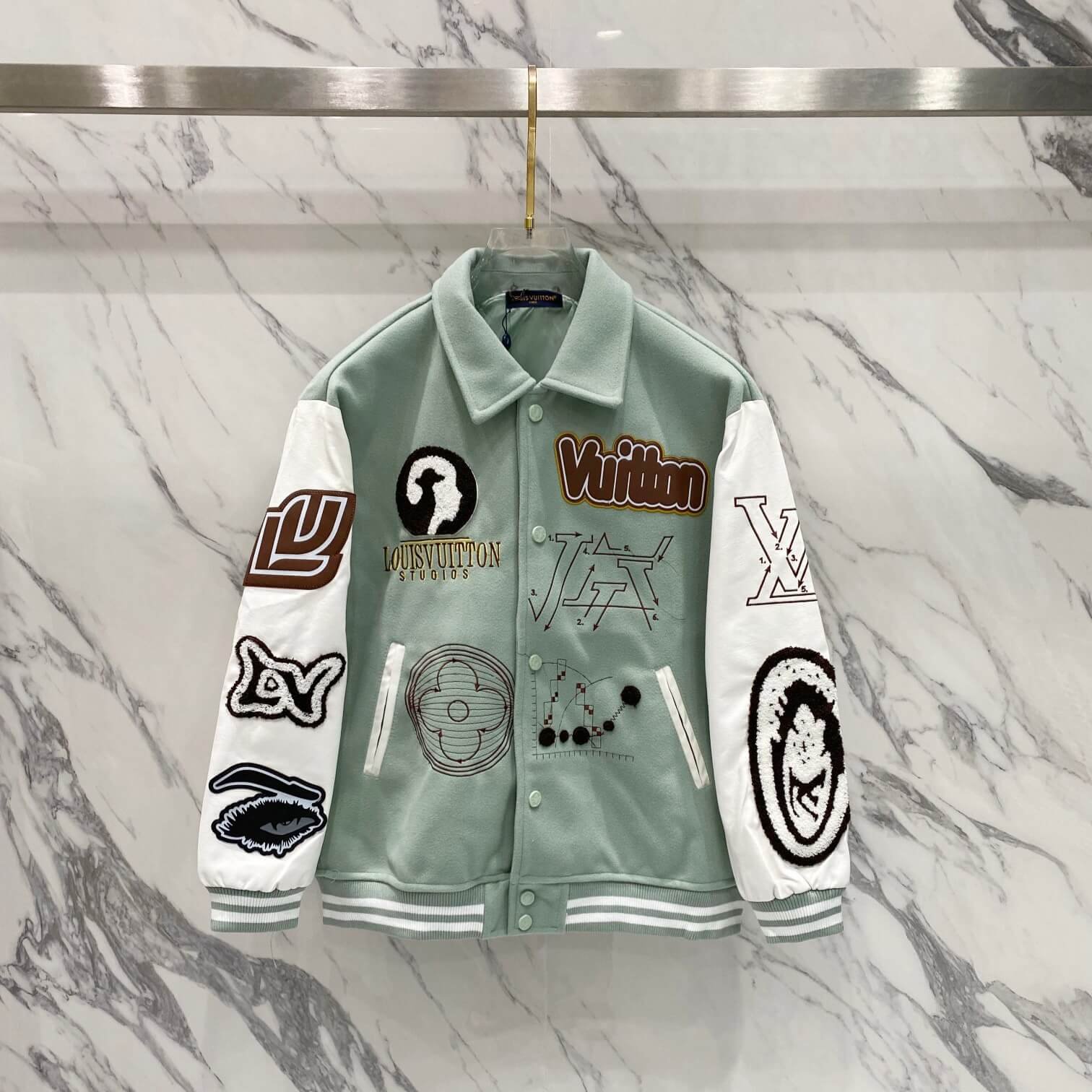 Louis Vuitton Evil Eye Varsity Jacket