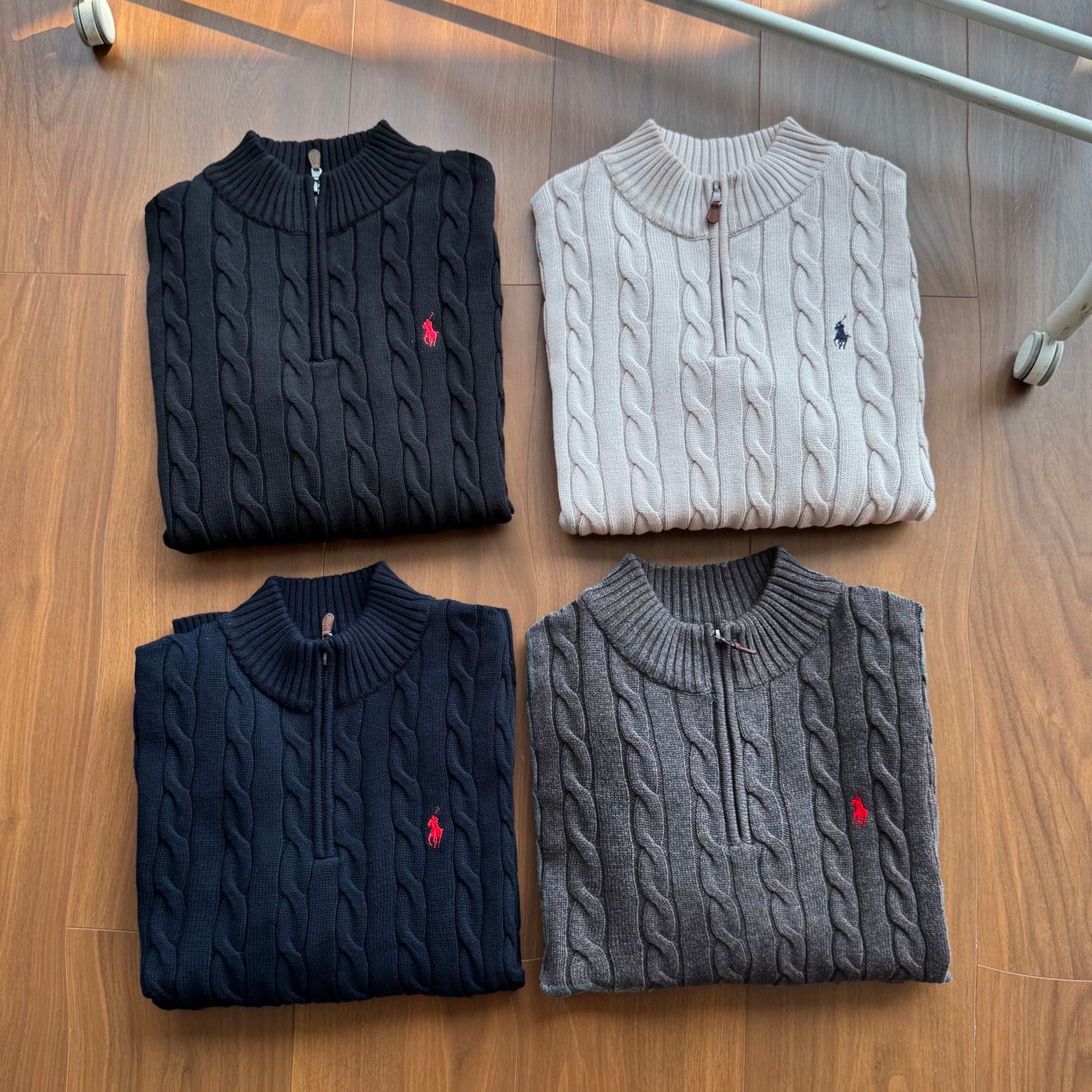 Polo Half-Zip Knit Sweater